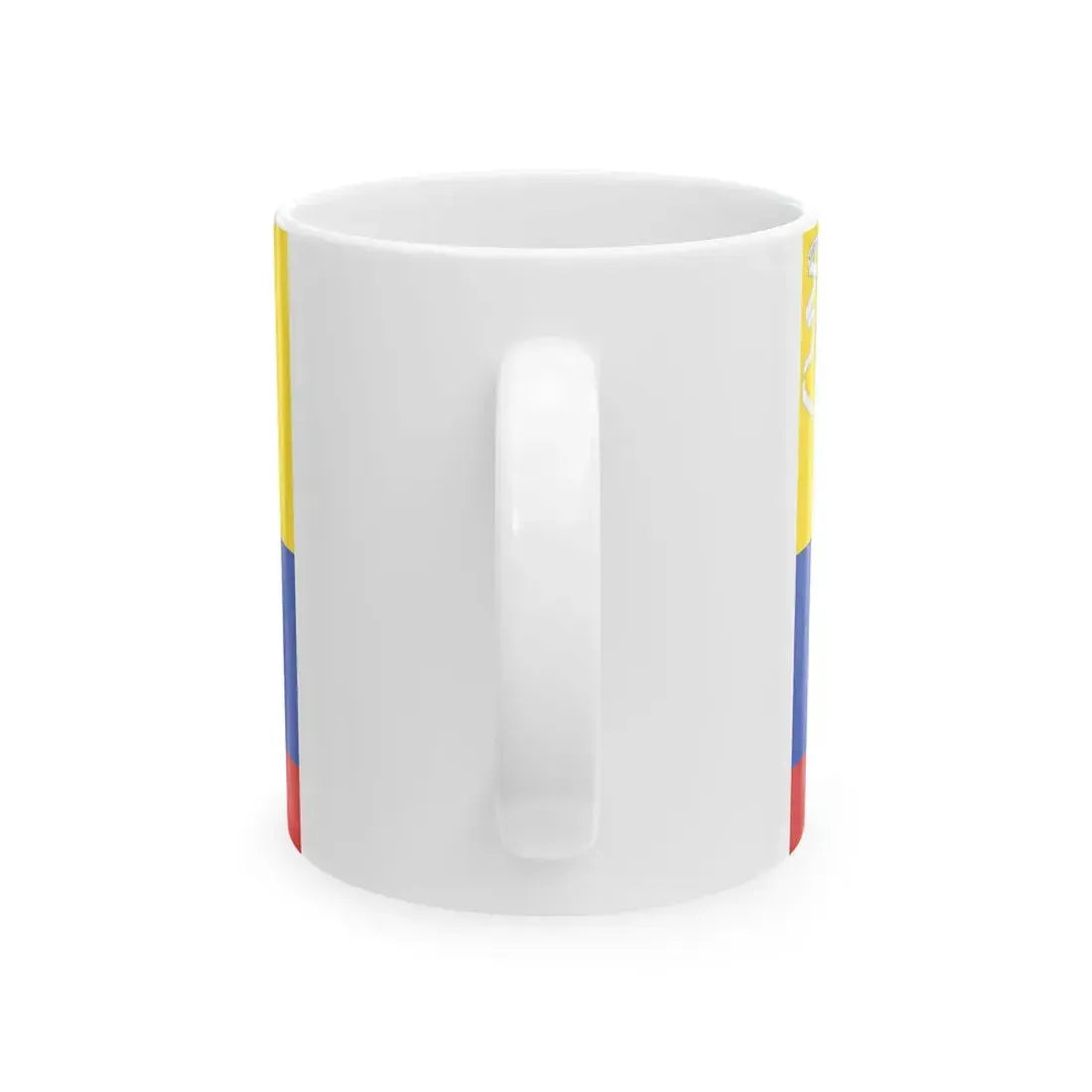Flag of the Gran Colombia 1820-1821 version 1 (Colombia) White Coffee Mug - Go Mug Yourself