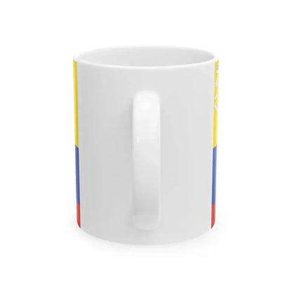 Flag of the Gran Colombia 1820-1821 version 1 (Colombia) White Coffee Mug - Go Mug Yourself