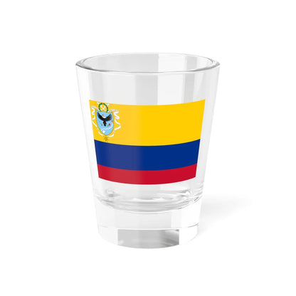 Flag of the Gran Colombia 1820-1821 version 1 recolor (Colombia) Shot Glass 1.5oz 1.5oz - Go Mug Yourself