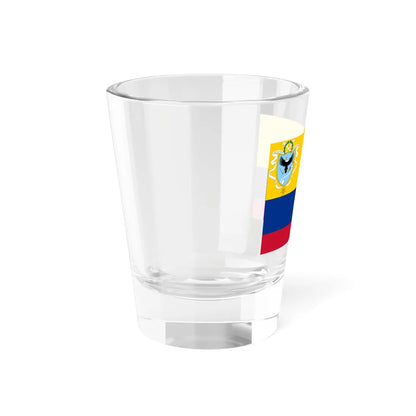 Flag of the Gran Colombia 1820-1821 version 1 recolor (Colombia) Shot Glass 1.5oz - Go Mug Yourself