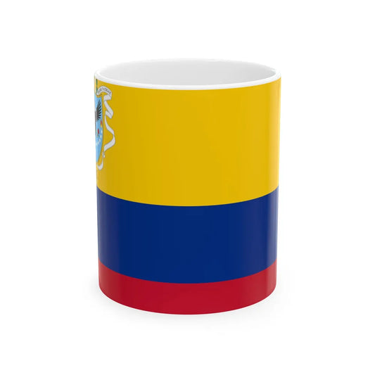 Flag of the Gran Colombia 1820-1821 version 1 recolor (Colombia) White Coffee Mug 11oz - Go Mug Yourself