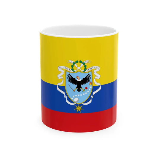 Flag of the Gran Colombia 1820-1821 version 2 (Colombia) White Coffee Mug 11oz - Go Mug Yourself