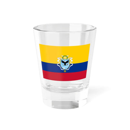 Flag of the Gran Colombia 1820-1821 version 2 recolor (Colombia) Shot Glass 1.5oz 1.5oz - Go Mug Yourself