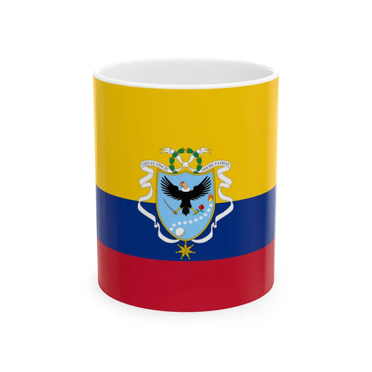 Flag of the Gran Colombia 1820-1821 version 2 recolor (Colombia) White Coffee Mug 11oz - Go Mug Yourself