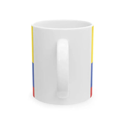 Flag of the Gran Colombia 1820-1821 version 3 (Colombia) White Coffee Mug - Go Mug Yourself