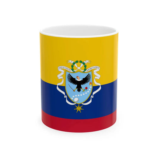 Flag of the Gran Colombia 1820-1821 version 3 recolor (Colombia) White Coffee Mug 11oz - Go Mug Yourself