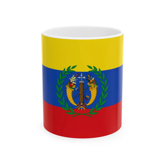 Flag of the Gran Colombia 1821-1830 version 1 (Colombia) White Coffee Mug 11oz - Go Mug Yourself