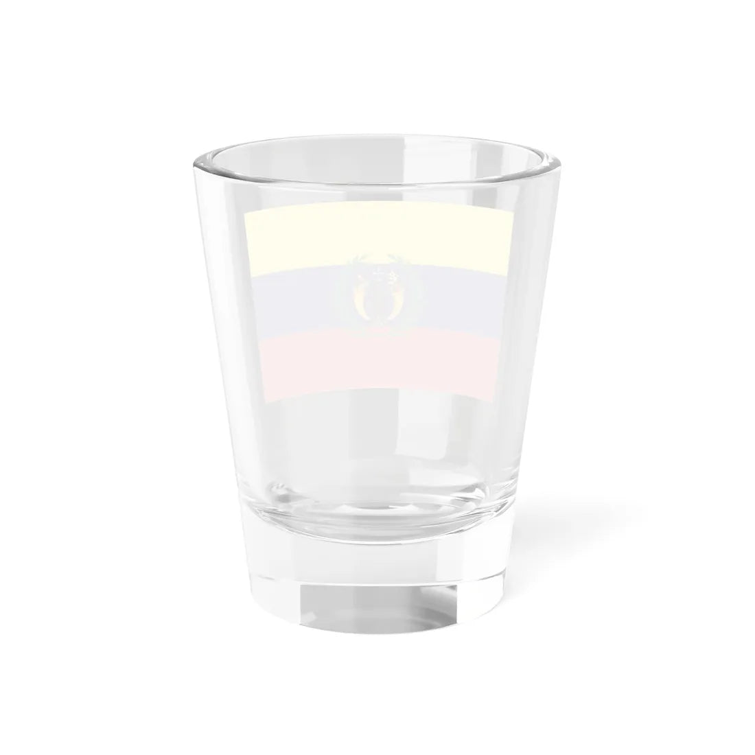 Flag of the Gran Colombia 1821-1830 version 1 recolor (Colombia) Shot Glass 1.5oz - Go Mug Yourself