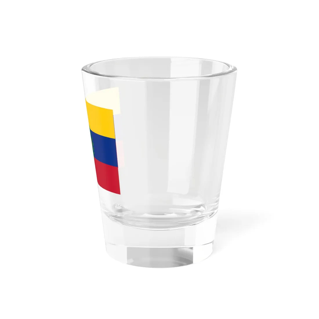 Flag of the Gran Colombia 1821-1830 version 1 recolor (Colombia) Shot Glass 1.5oz - Go Mug Yourself