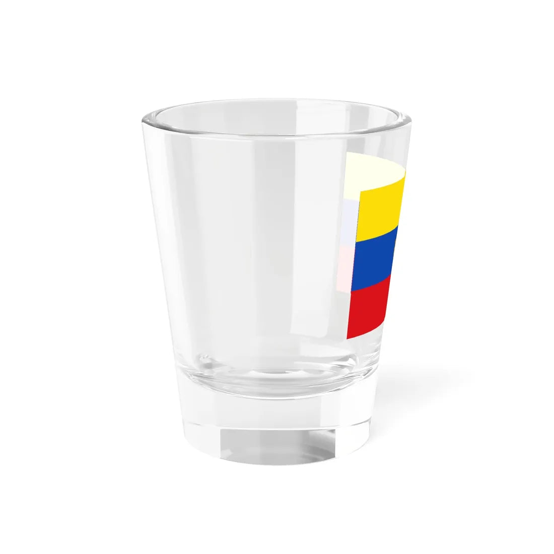 Flag of the Gran Colombia 1821-1830 version 2 (Colombia) Shot Glass 1.5oz - Go Mug Yourself