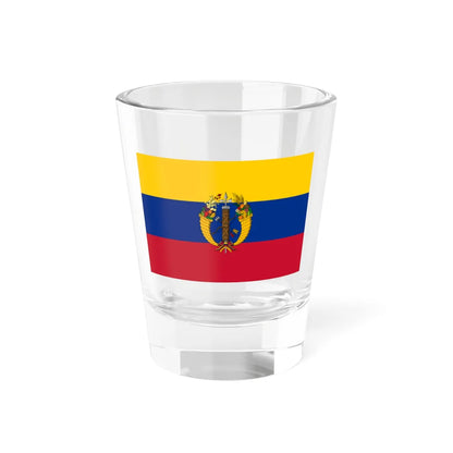 Flag of the Gran Colombia 1821-1830 version 2 recolor (Colombia) Shot Glass 1.5oz 1.5oz - Go Mug Yourself
