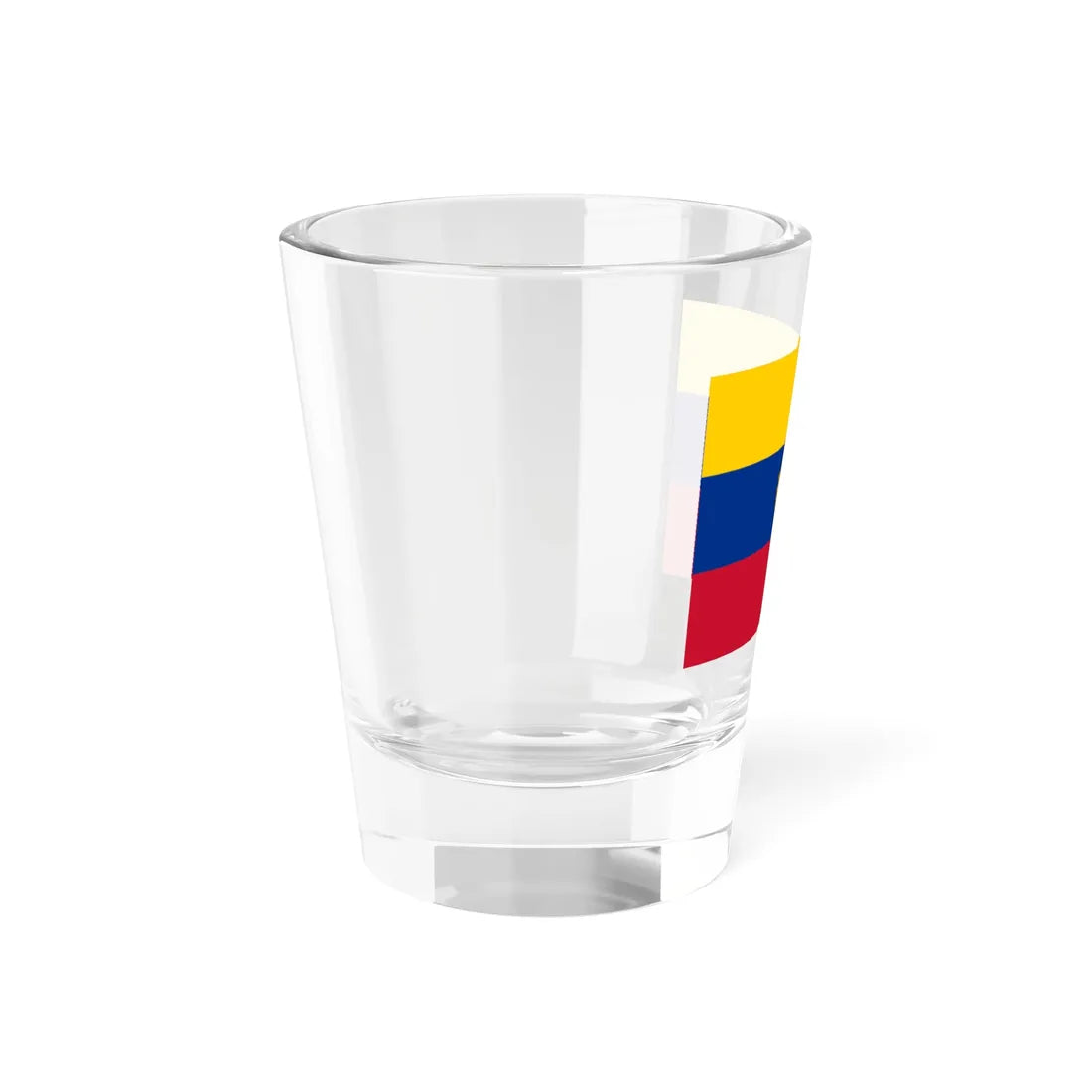 Flag of the Gran Colombia 1821-1830 version 2 recolor (Colombia) Shot Glass 1.5oz - Go Mug Yourself