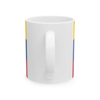 Flag of the Gran Colombia 1822 proposal (Colombia) White Coffee Mug - Go Mug Yourself