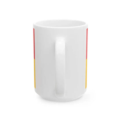 Flag of the Grand Duchy of Baden 1855-1891 (Germany) White Coffee Mug - Go Mug Yourself