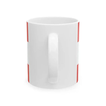 Flag of the Grand Duchy of Tuscany 1840 (Italy) White Coffee Mug - Go Mug Yourself