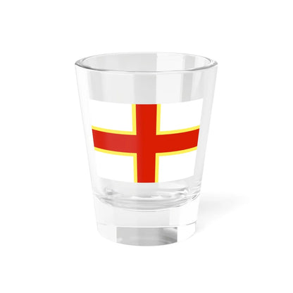Flag of the Grand Duchy of Tuscany c. 1737 - c. 1749 (Italy) Shot Glass 1.5oz 1.5oz - Go Mug Yourself