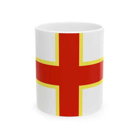 Flag of the Grand Duchy of Tuscany c. 1737 - c. 1749 (Italy) White Coffee Mug 11oz - Go Mug Yourself