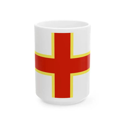 Flag of the Grand Duchy of Tuscany c. 1737 - c. 1749 (Italy) White Coffee Mug 15oz - Go Mug Yourself
