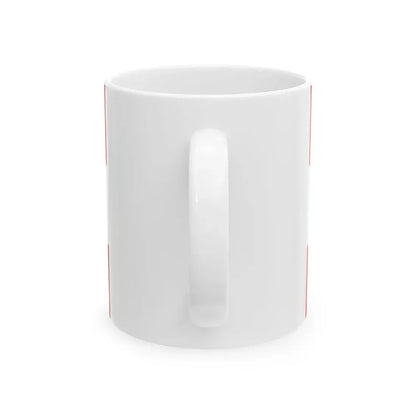 Flag of the Grand Duchy of Tuscany with Lesser Coat of arms (Italy) White Coffee Mug - Go Mug Yourself