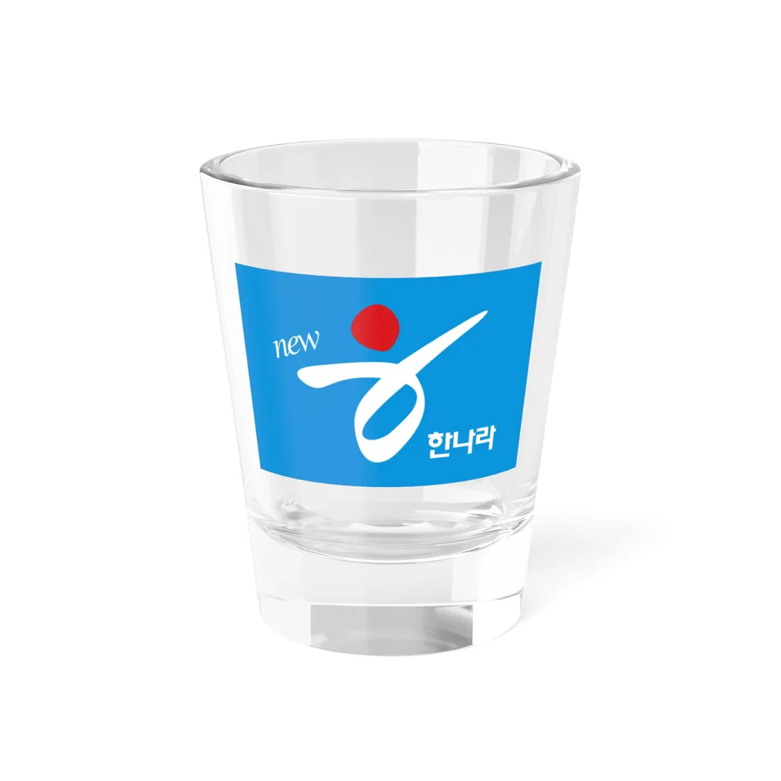Flag of the Grand National Party 2004-2012 (Korea) Shot Glass 1.5oz 1.5oz - Go Mug Yourself