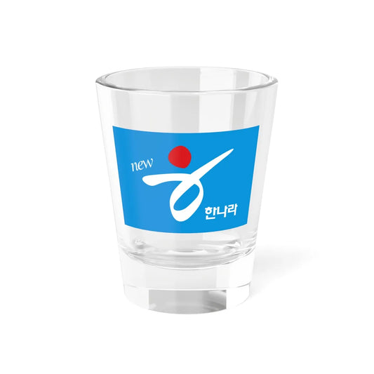 Flag of the Grand National Party 2004-2012 (Korea) Shot Glass 1.5oz 1.5oz - Go Mug Yourself