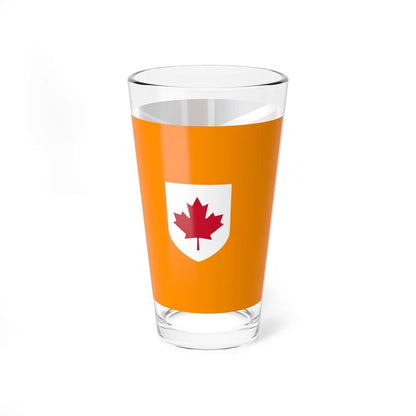 Flag of the Grand Orange Lodge of Canada (Canada) Pint Glass 16oz - Go Mug Yourself