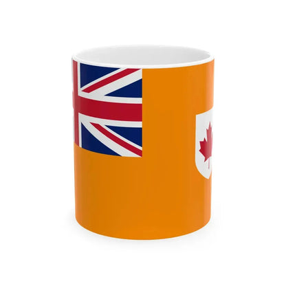Flag of the Grand Orange Lodge of Canada (Canada) White Coffee Mug 11oz - Go Mug Yourself