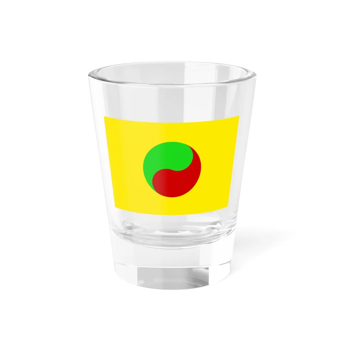 Flag of the Great Way Municipal Government of Shanghai (China) Shot Glass 1.5oz 1.5oz - Go Mug Yourself