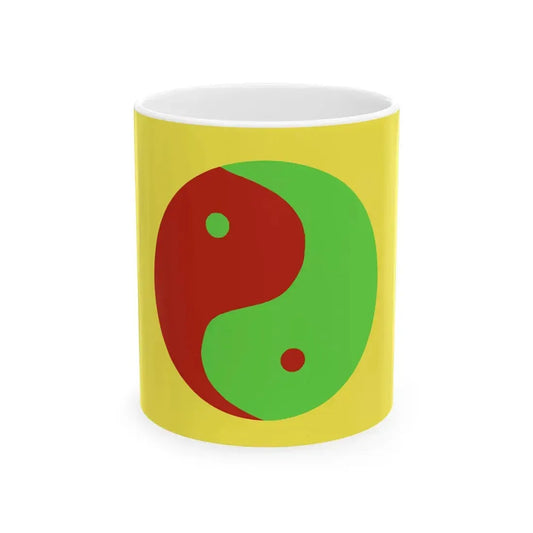 Flag of the Great Way Municipal Government of Shanghai Corrected (China) White Coffee Mug 11oz - Go Mug Yourself