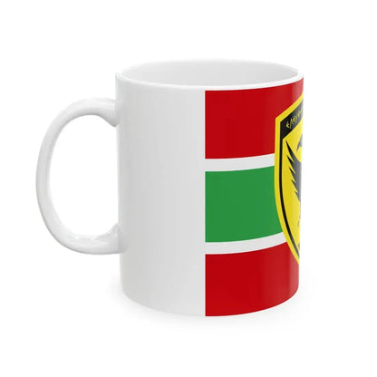 Flag of the Greek Army (Greece) White Coffee Mug - Go Mug Yourself