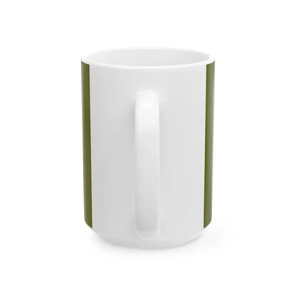 Flag of the Ground Force of the Mongolian Armed Forces (Mongolia) White Coffee Mug - Go Mug Yourself
