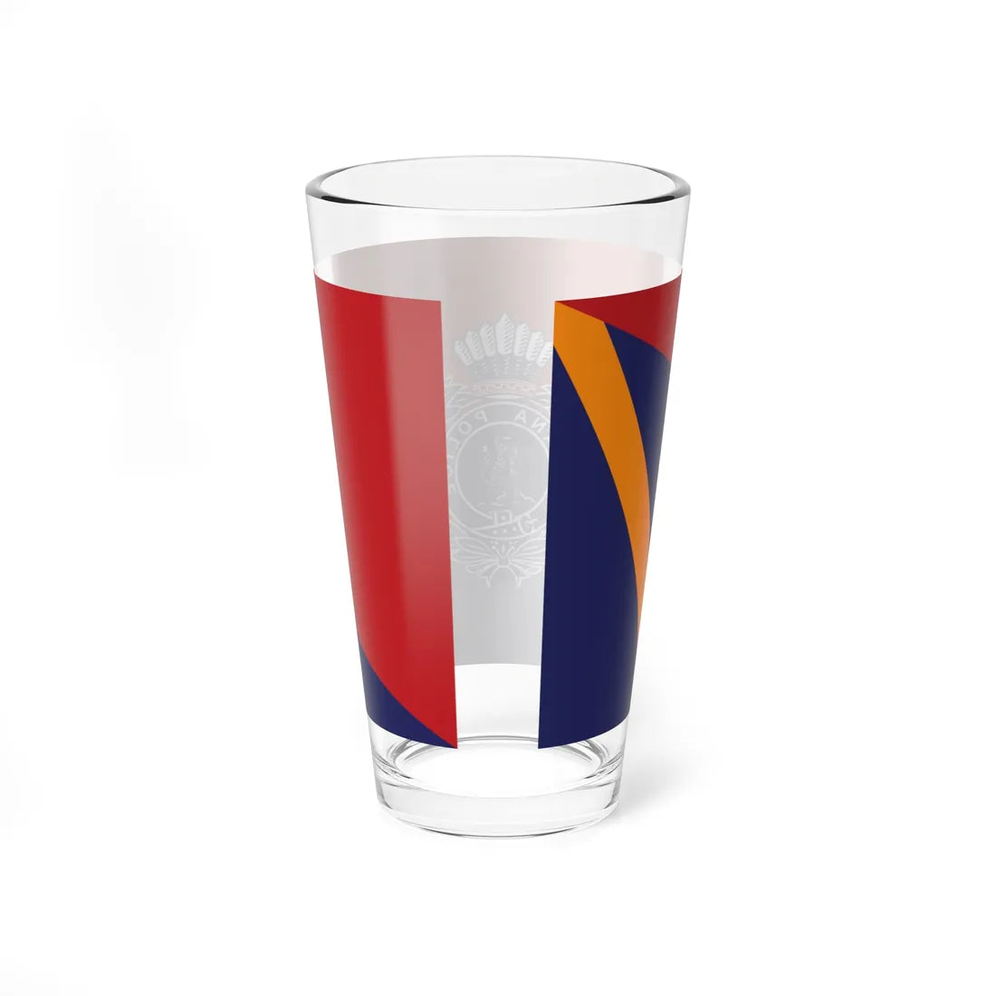 Flag of the Guyana Police Force A Division (Guyana) Pint Glass 16oz - Go Mug Yourself