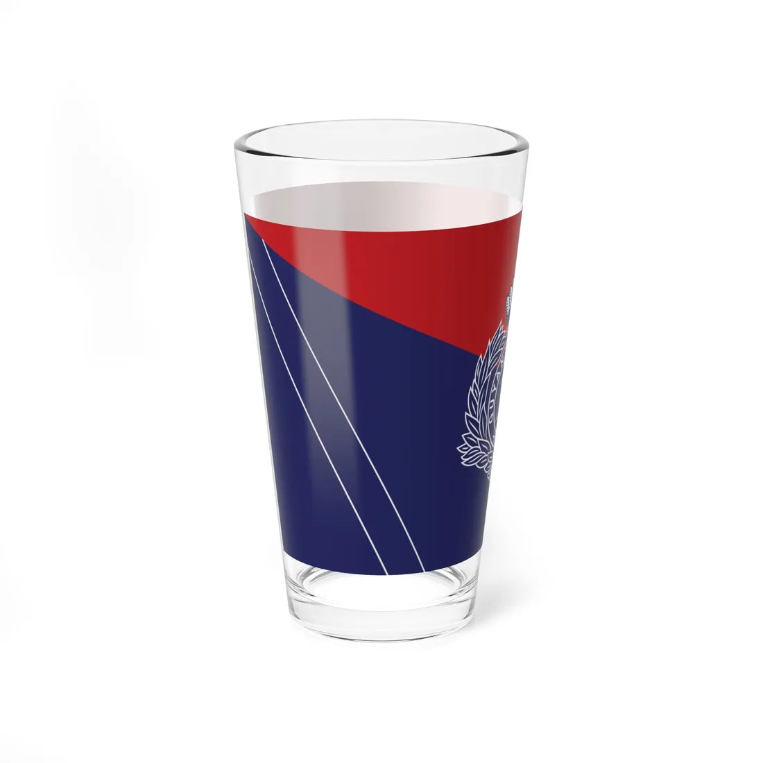 Flag of the Guyana Police Force B Division (Guyana) Pint Glass 16oz - Go Mug Yourself
