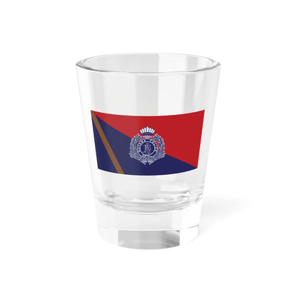 Flag of the Guyana Police Force C Division (Guyana) Shot Glass 1.5oz 1.5oz - Go Mug Yourself