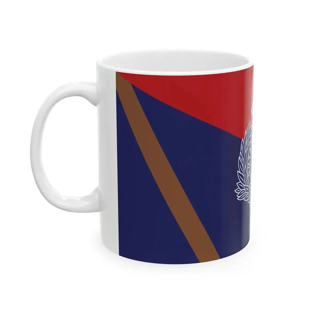 Flag of the Guyana Police Force C Division (Guyana) White Coffee Mug - Go Mug Yourself