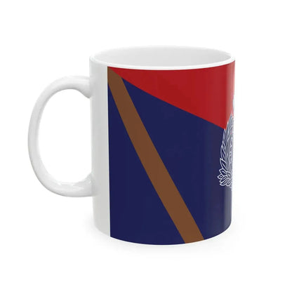 Flag of the Guyana Police Force C Division (Guyana) White Coffee Mug - Go Mug Yourself