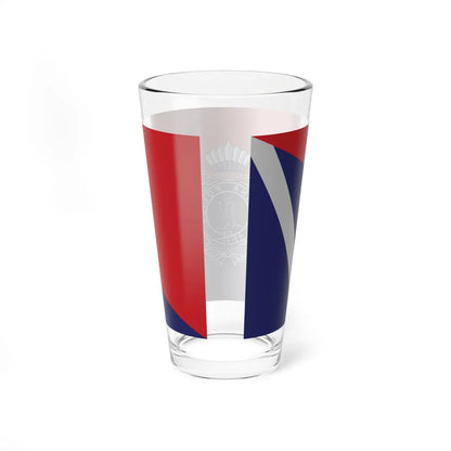 Flag of the Guyana Police Force E Division (Guyana) Pint Glass 16oz - Go Mug Yourself