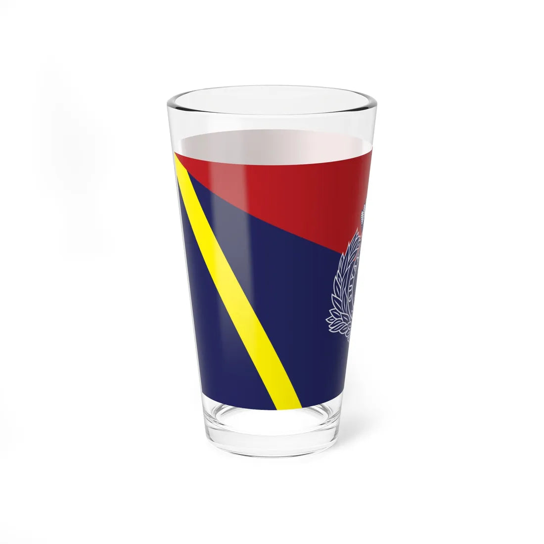 Flag of the Guyana Police Force F Division (Guyana) Pint Glass 16oz - Go Mug Yourself