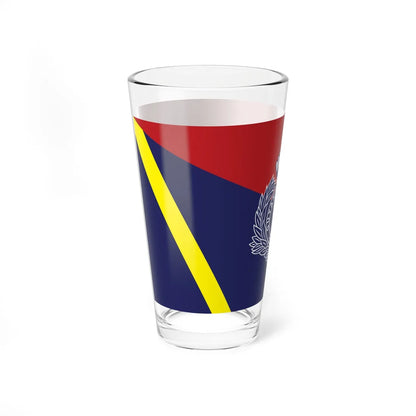 Flag of the Guyana Police Force F Division (Guyana) Pint Glass 16oz - Go Mug Yourself
