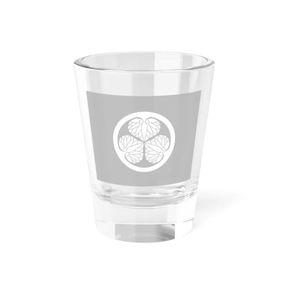 Flag of the Hachisuka Lords of Tokushima in Awa Province A (Japan) Shot Glass 1.5oz 1.5oz - Go Mug Yourself