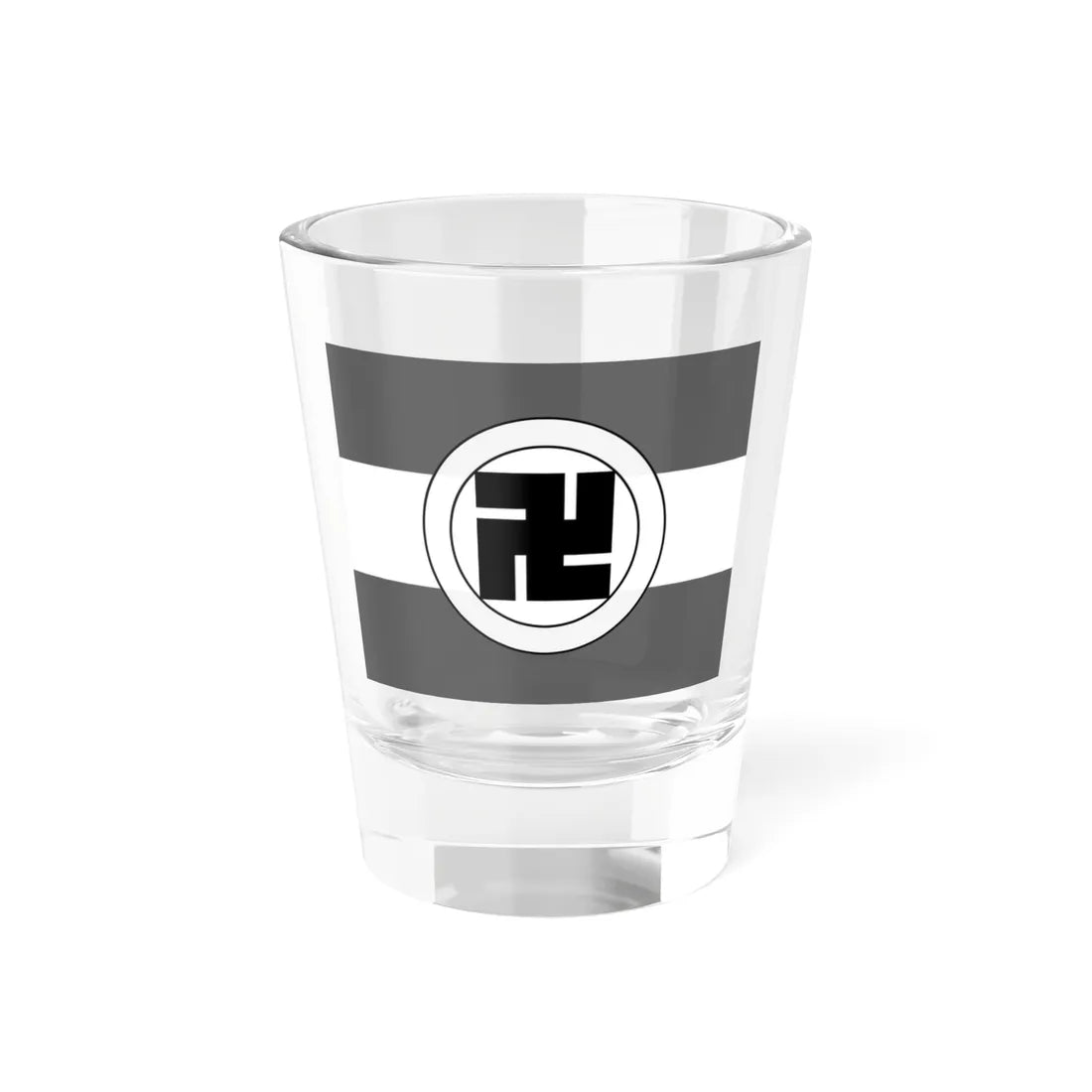 Flag of the Hachisuka Lords of Tokushima in Awa Province B (Japan) Shot Glass 1.5oz 1.5oz - Go Mug Yourself
