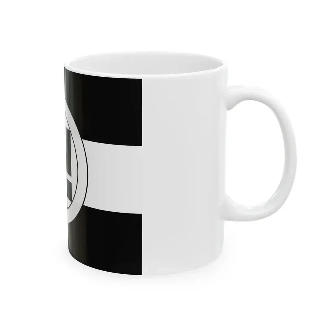 Flag of the Hachisuka Lords of Tokushima in Awa Province B (Japan) White Coffee Mug - Go Mug Yourself