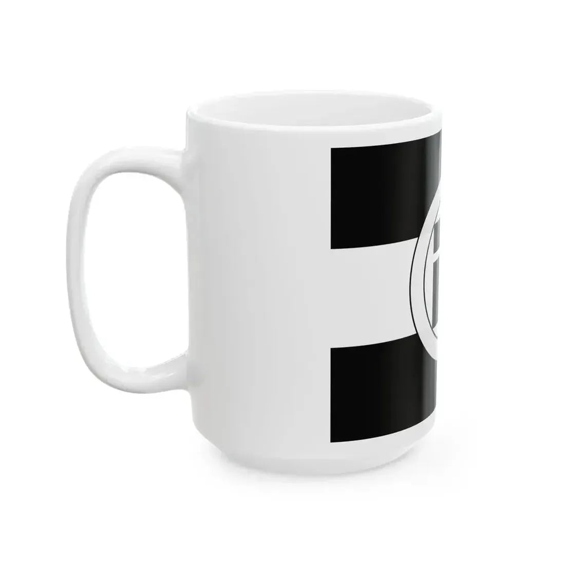 Flag of the Hachisuka Lords of Tokushima in Awa Province B (Japan) White Coffee Mug - Go Mug Yourself