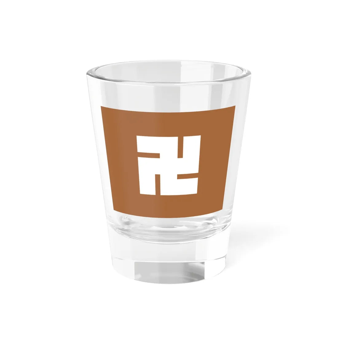 Flag of the Hachisuka Lords of Tokushima in Awa Province C (Japan) Shot Glass 1.5oz 1.5oz - Go Mug Yourself