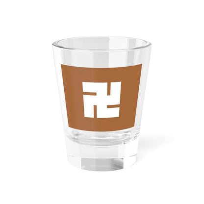 Flag of the Hachisuka Lords of Tokushima in Awa Province C (Japan) Shot Glass 1.5oz 1.5oz - Go Mug Yourself