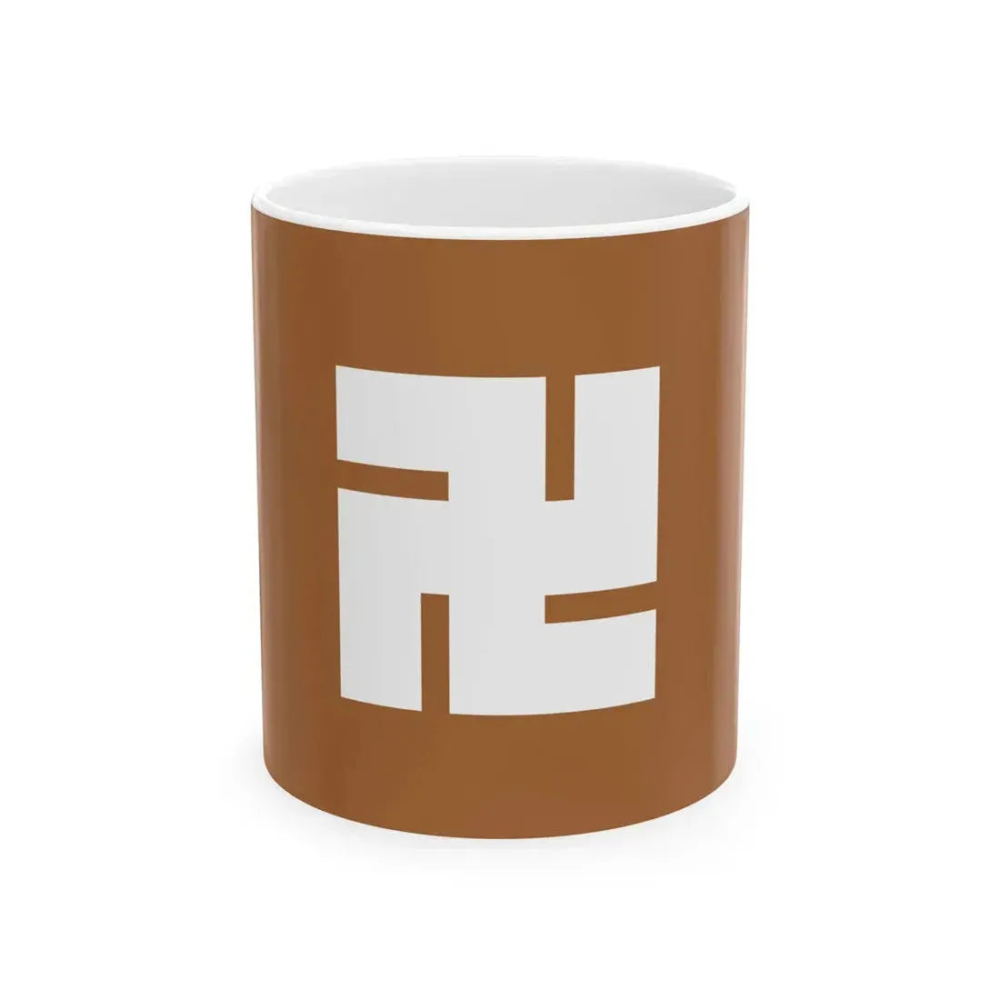 Flag of the Hachisuka Lords of Tokushima in Awa Province C (Japan) White Coffee Mug 11oz - Go Mug Yourself