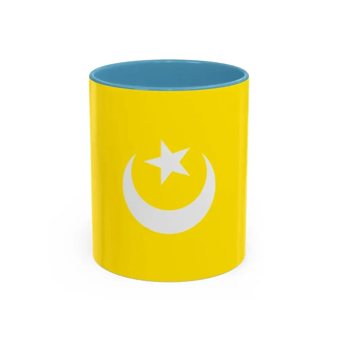 Flag of The Hafsid dynasty - Accent Coffee Mug 11oz Light Blue - Go Mug Yourself