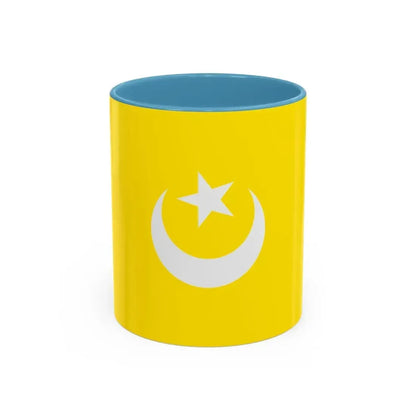 Flag of The Hafsid dynasty - Accent Coffee Mug 11oz Light Blue - Go Mug Yourself