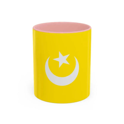 Flag of The Hafsid dynasty - Accent Coffee Mug 11oz Pink - Go Mug Yourself