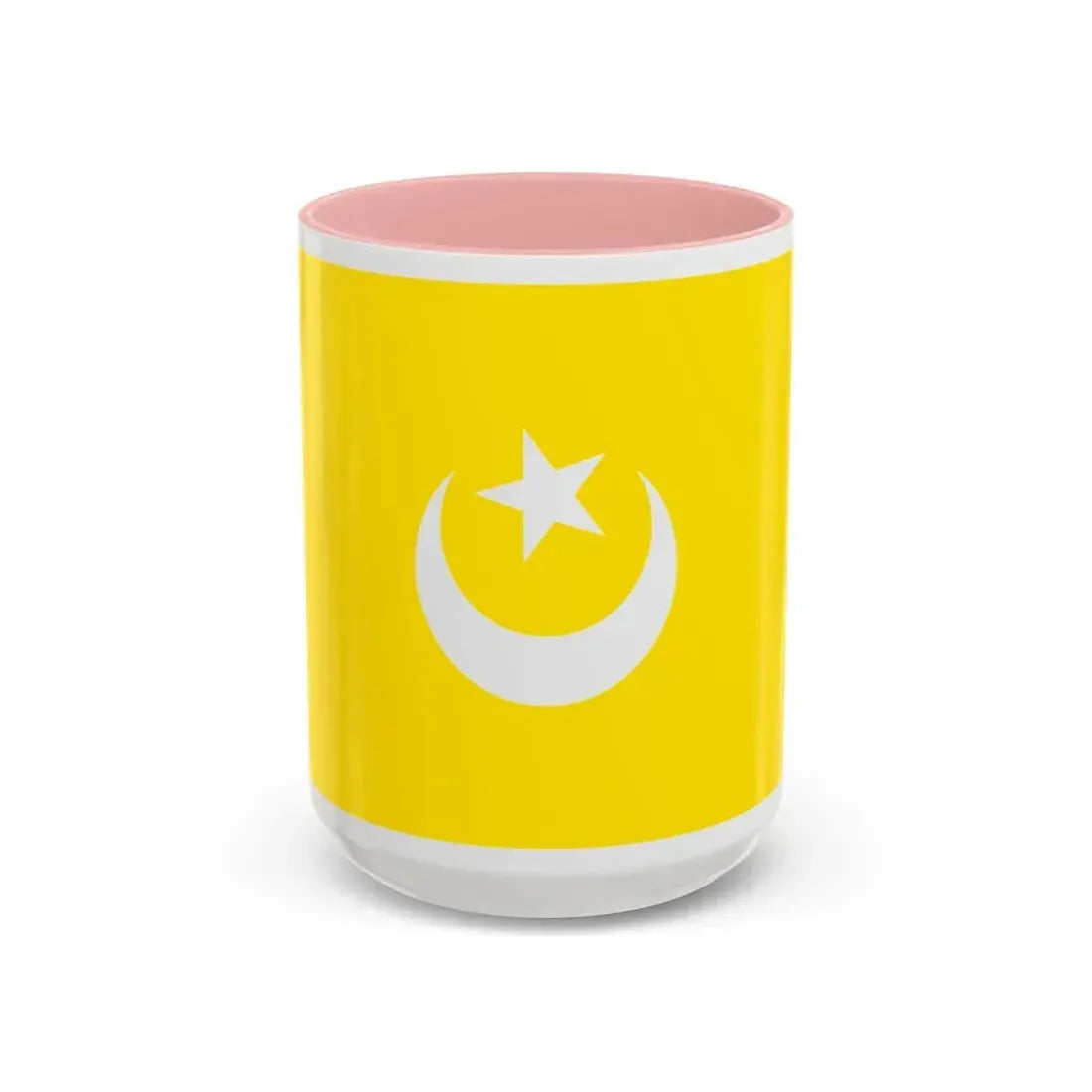 Flag of The Hafsid dynasty - Accent Coffee Mug 15oz Pink - Go Mug Yourself